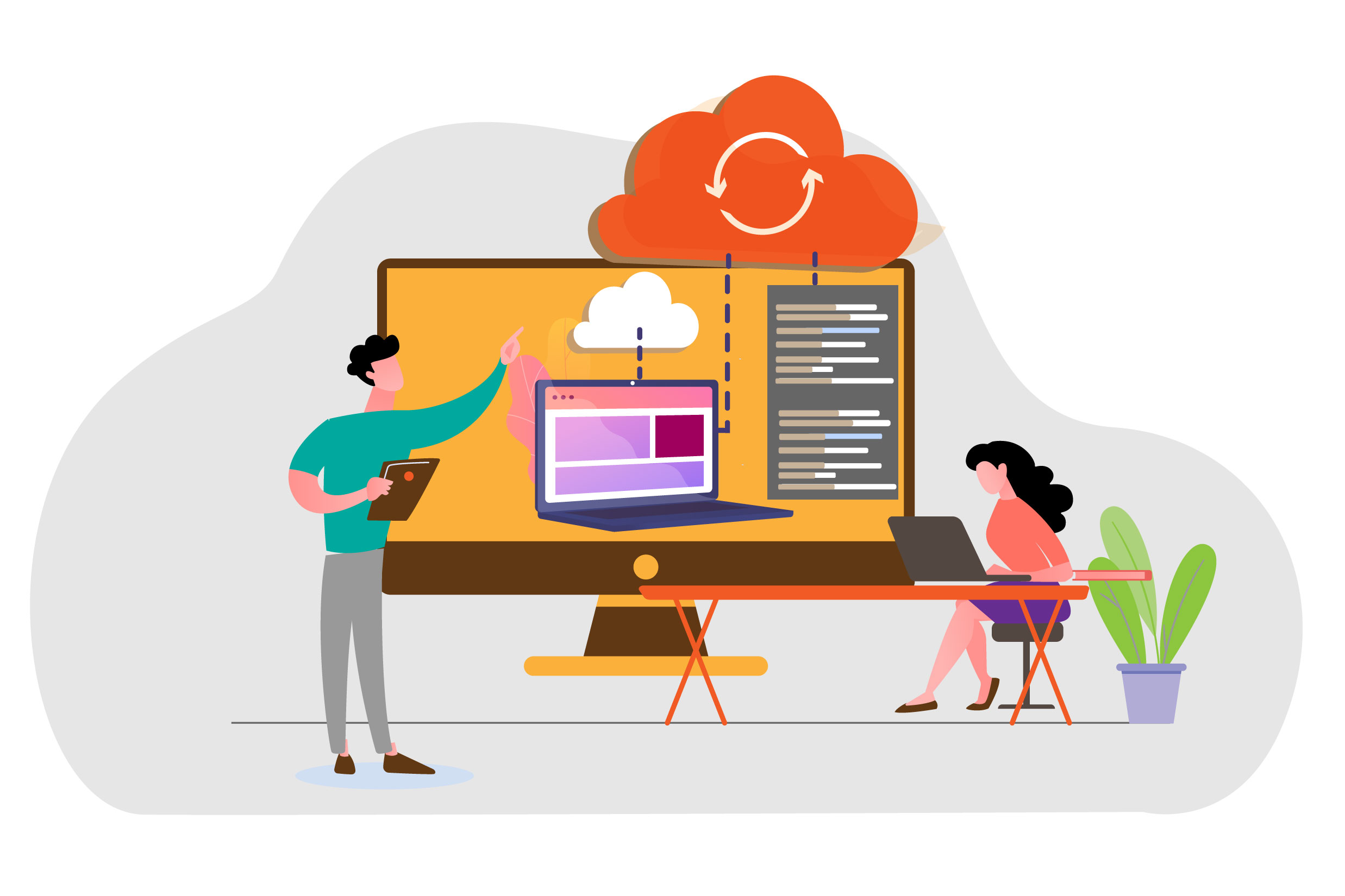 Outsourcing data processing to India